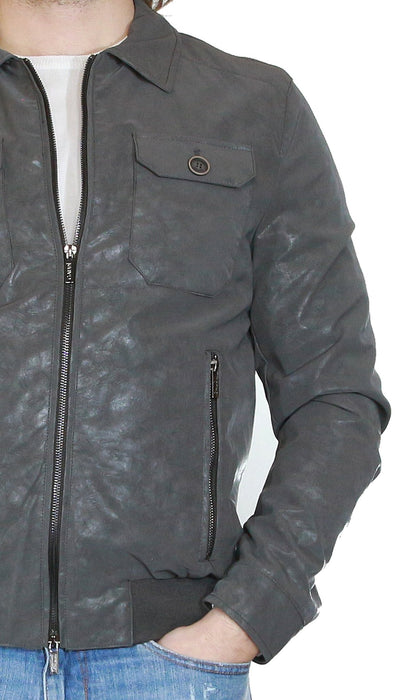 Gaudì Giubbotto in tessuto spalmato con collo camicia. Capispalla Uomo - Boutique Luisa Trendy