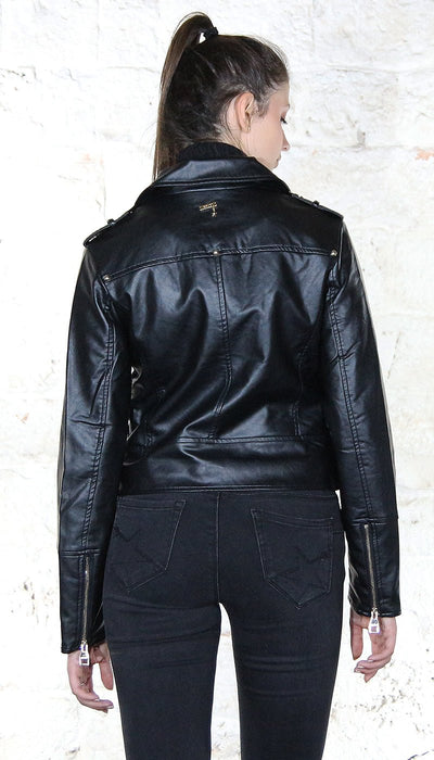 Gaudì Jeans Biker simil pelle donna Capispalla Donna - Boutique Luisa Trendy