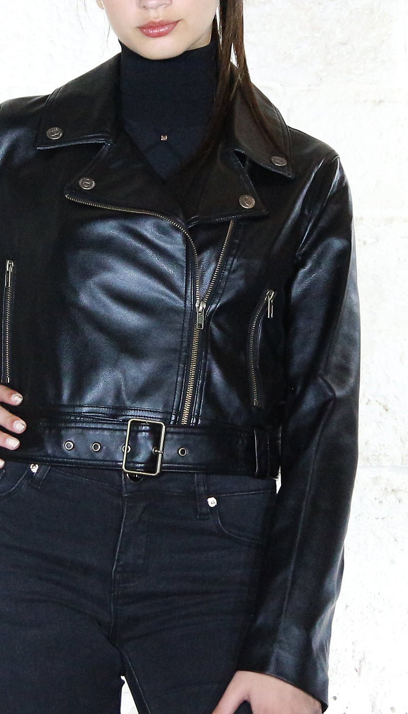 Gaudì Jeans Biker simil pelle donna Capispalla Donna - Boutique Luisa Trendy