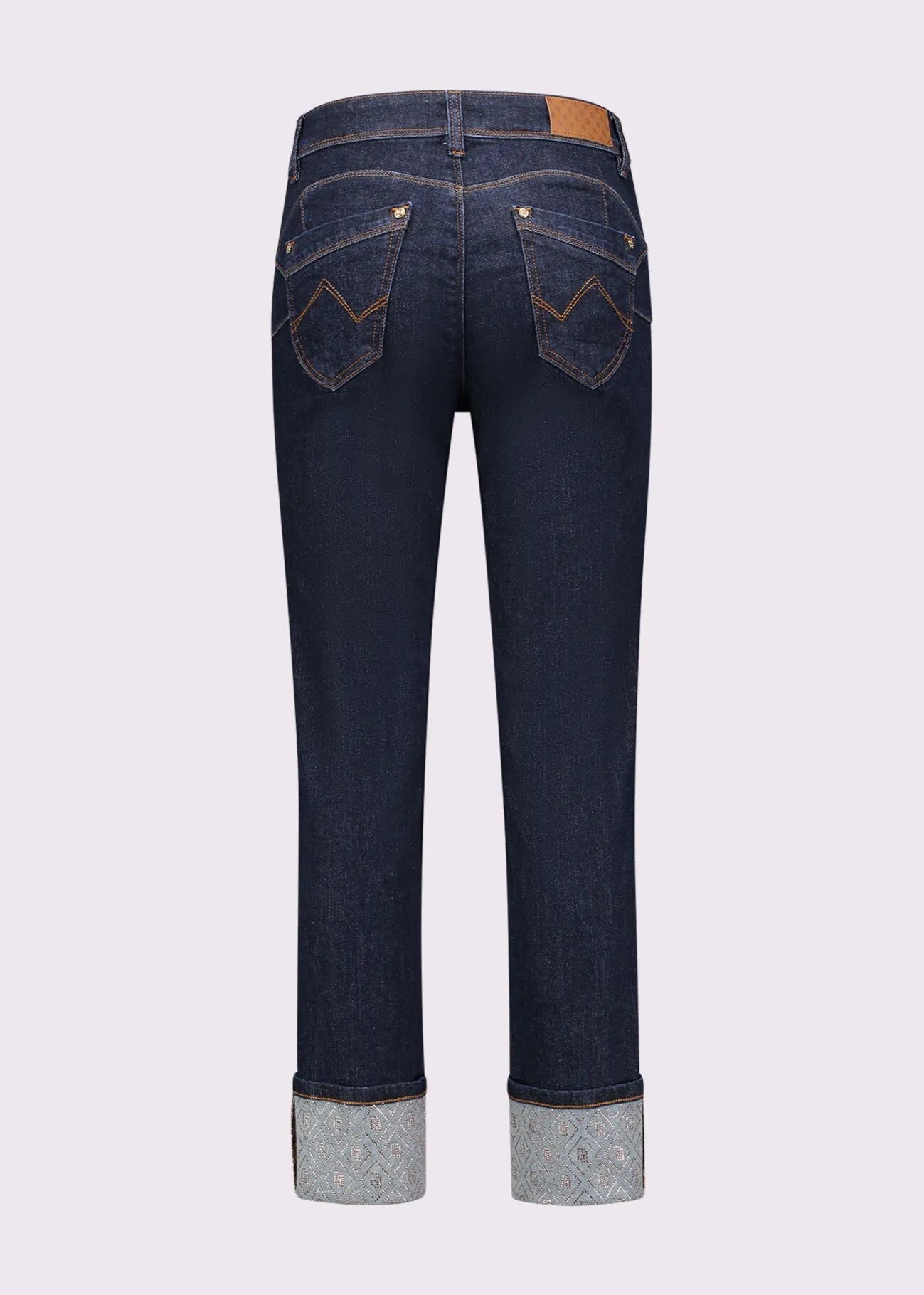 Gaudi Jeans da donna con risvolto e strass Jeans - Boutique Luisa Trendy