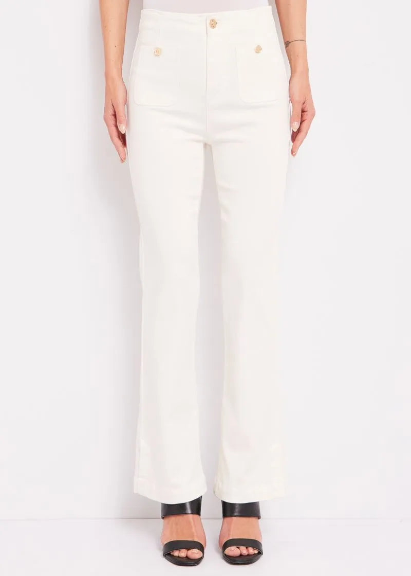 Gaudi jeans Donna Pantaloni flare cropped