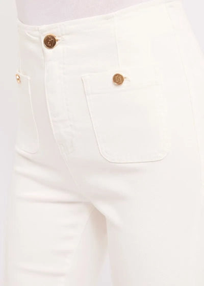 Gaudi jeans Donna Pantaloni flare cropped Pantalone Donna - Boutique Luisa Trendy