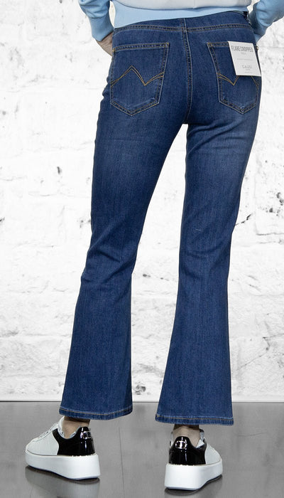 Gaudi Jeans flare cropped con strass Jeans - Boutique Luisa Trendy