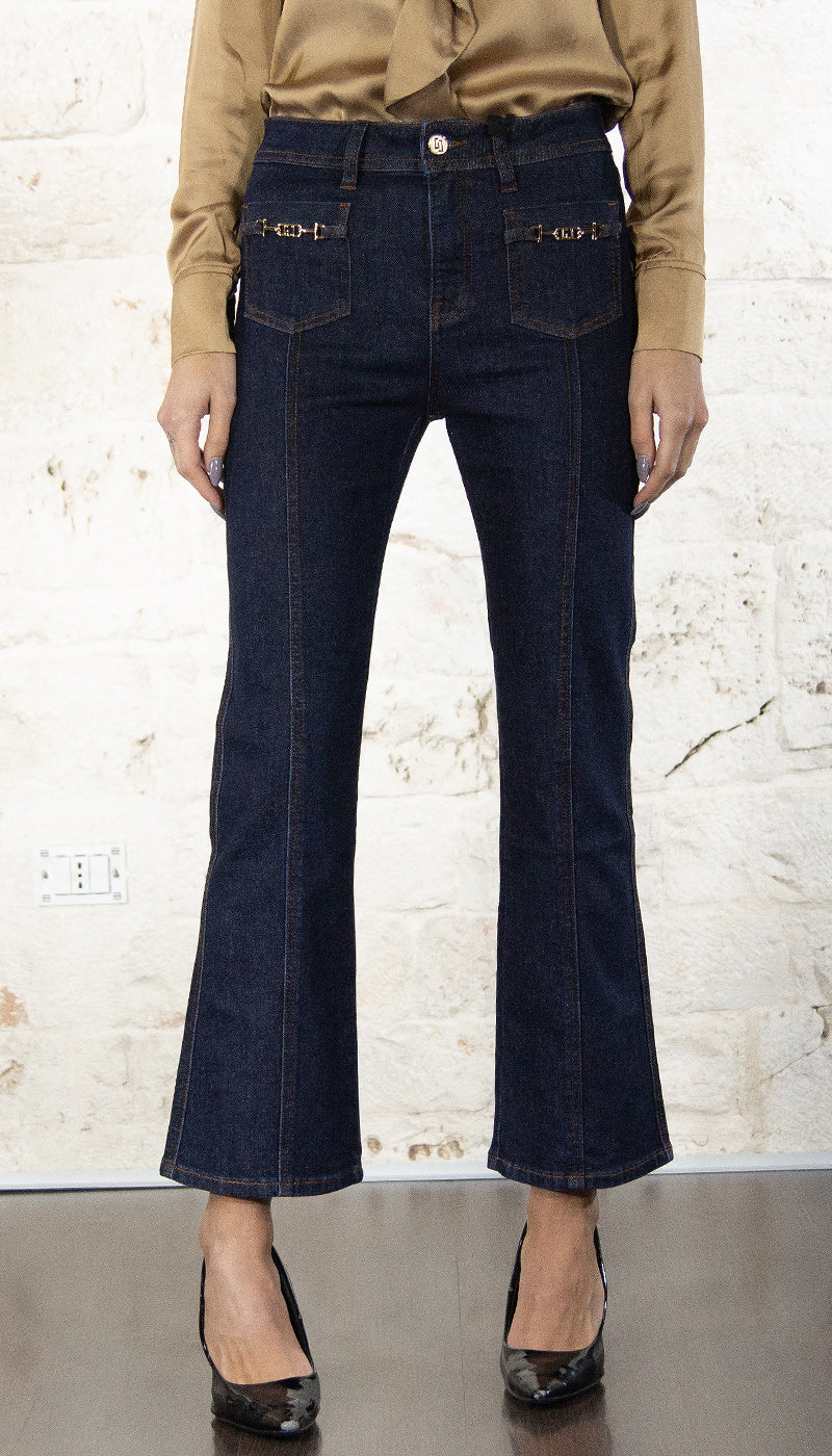 Gaudi Jeans Jeans flare in cotone