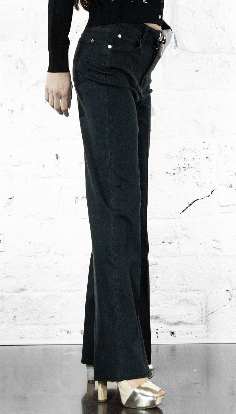 Gaudi Jeans Pantalone in cotone largo Pantalone Donna - Boutique Luisa Trendy