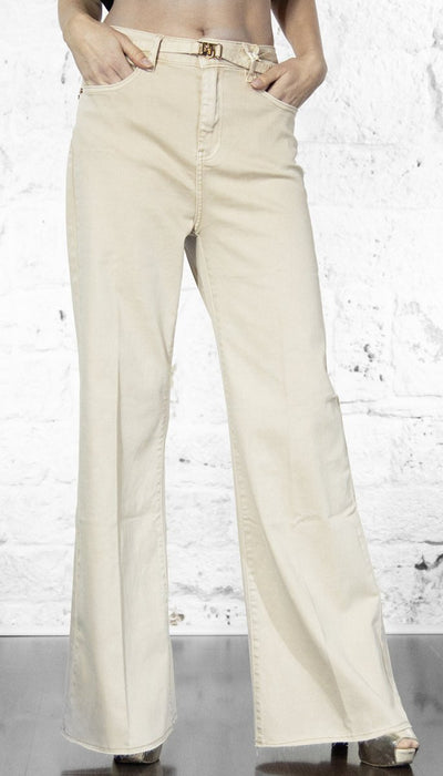 Gaudi Jeans Pantalone in cotone largo Pantalone Donna - Boutique Luisa Trendy