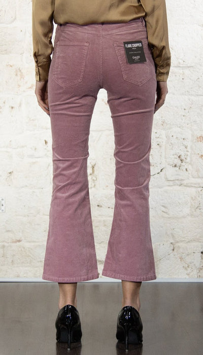 Gaudi Jeans Pantaloni flare in velluto di cotone Pantalone Donna - Boutique Luisa Trendy