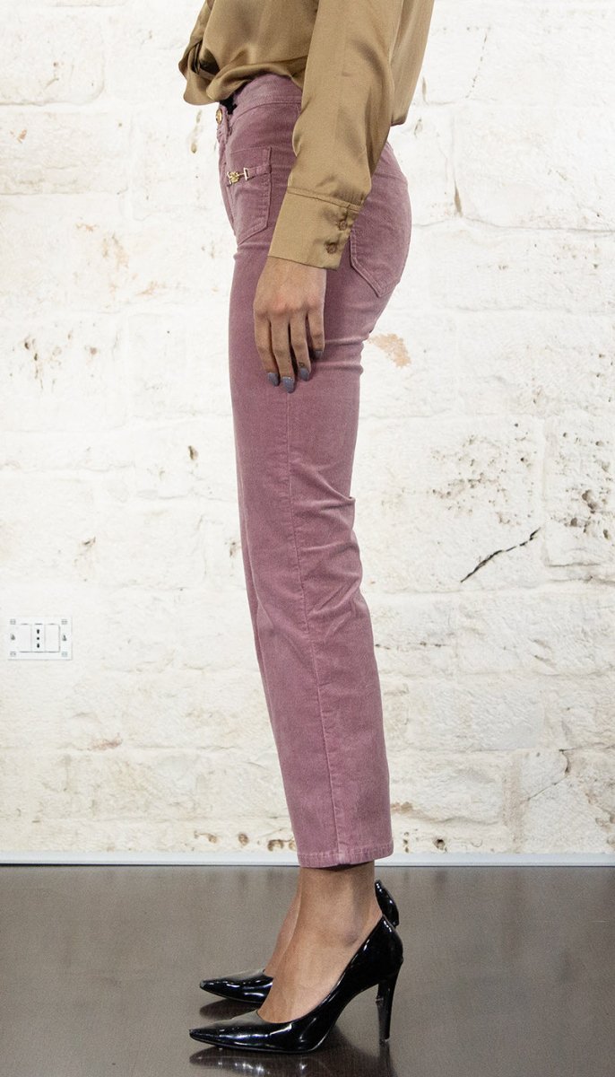 Gaudi Jeans Pantaloni flare in velluto di cotone Pantalone Donna - Boutique Luisa Trendy