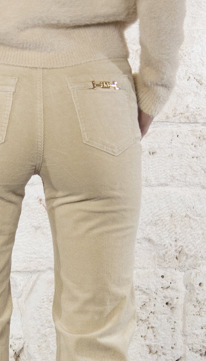 Gaudi Jeans Pantaloni in velluto di cotone Pantalone Donna - Boutique Luisa Trendy