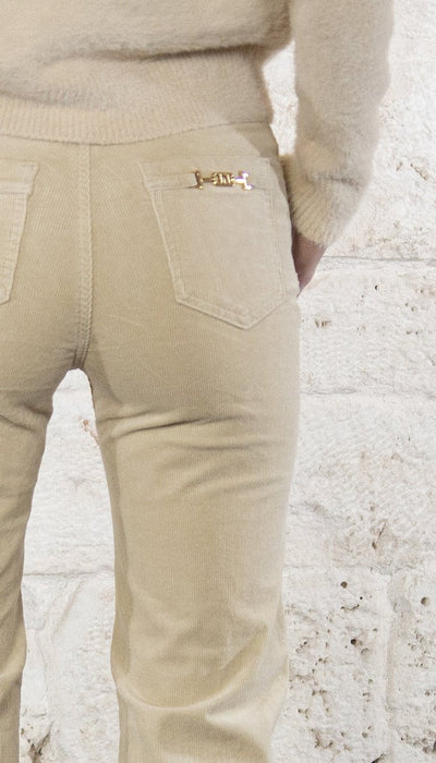 Gaudi Jeans Pantaloni in velluto di cotone Pantalone Donna - Boutique Luisa Trendy