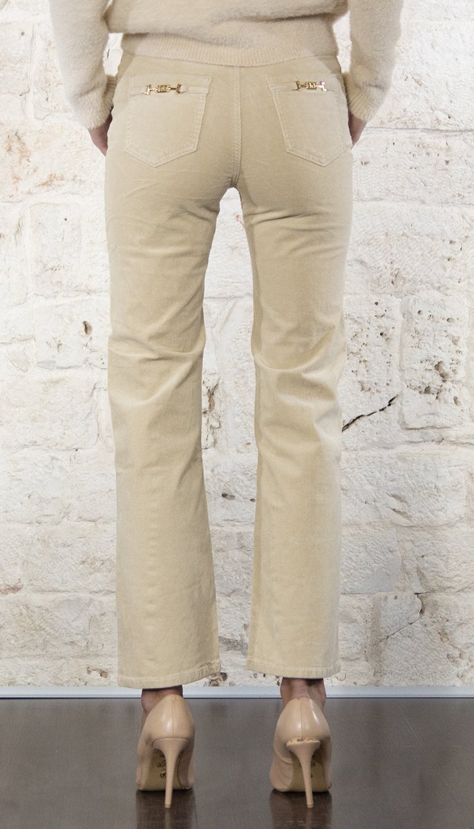 Gaudi Jeans Pantaloni in velluto di cotone Pantalone Donna - Boutique Luisa Trendy