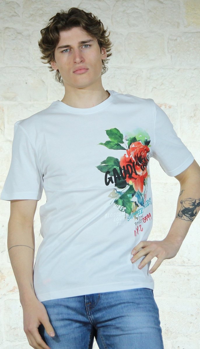 Gaudi Jeans T-shirt con stampa 411GU64082 T-shirt e Polo - Boutique Luisa Trendy