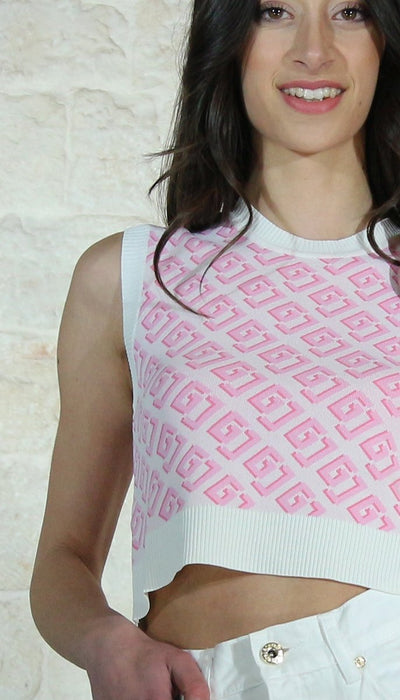 Gaudi Jeans Top jacquard Maglie e cardigan Donna - Boutique Luisa Trendy