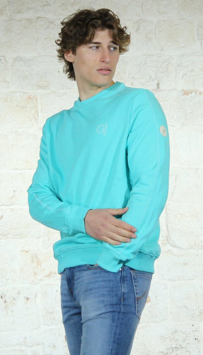 Gaudi Jeans Uomo Felpa in cotone con logo Felpa - Boutique Luisa Trendy
