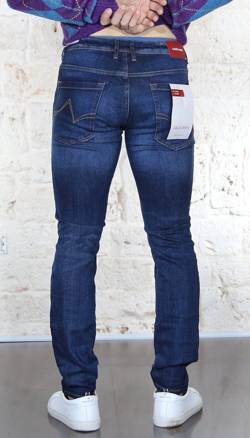 Gaudì Jeans Uomo Jeans skinny in denim scuro Jeans Uomo - Boutique Luisa Trendy