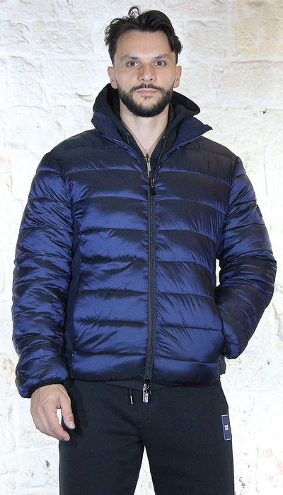 Gaudì Jeans Uomo Piumino corto trapuntato reversibile in tessuto Capispalla Uomo - Boutique Luisa Trendy
