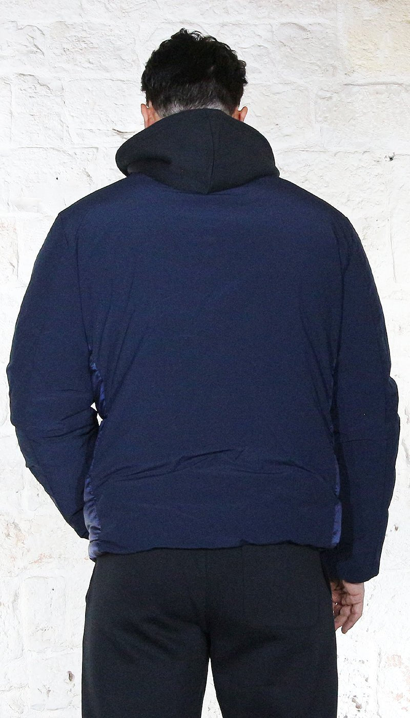 Gaudì Jeans Uomo Piumino corto trapuntato reversibile in tessuto Capispalla Uomo - Boutique Luisa Trendy