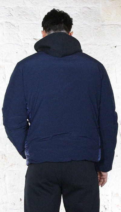 Gaudì Jeans Uomo Piumino corto trapuntato reversibile in tessuto Capispalla Uomo - Boutique Luisa Trendy