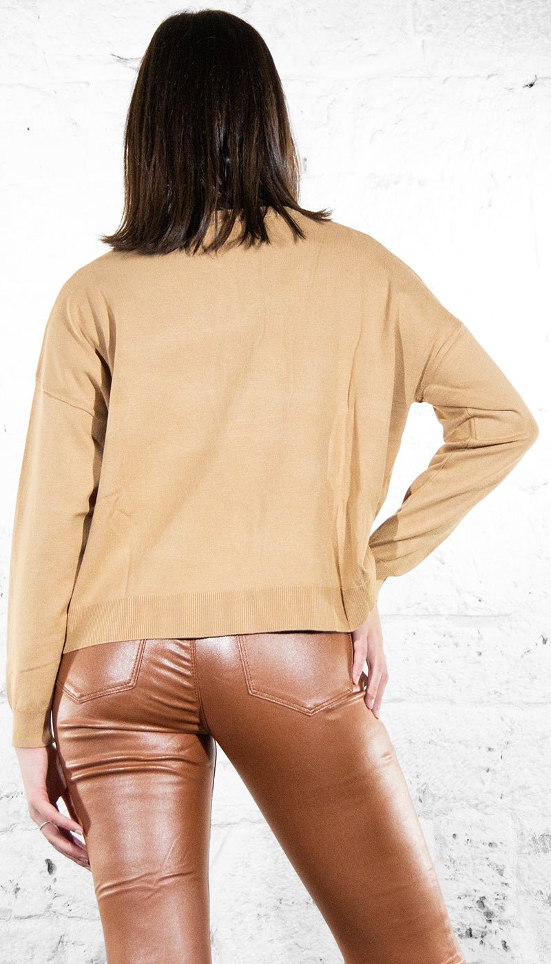 Gaudi Maglia con logo in strass all over Maglie e cardigan Donna - Boutique Luisa Trendy