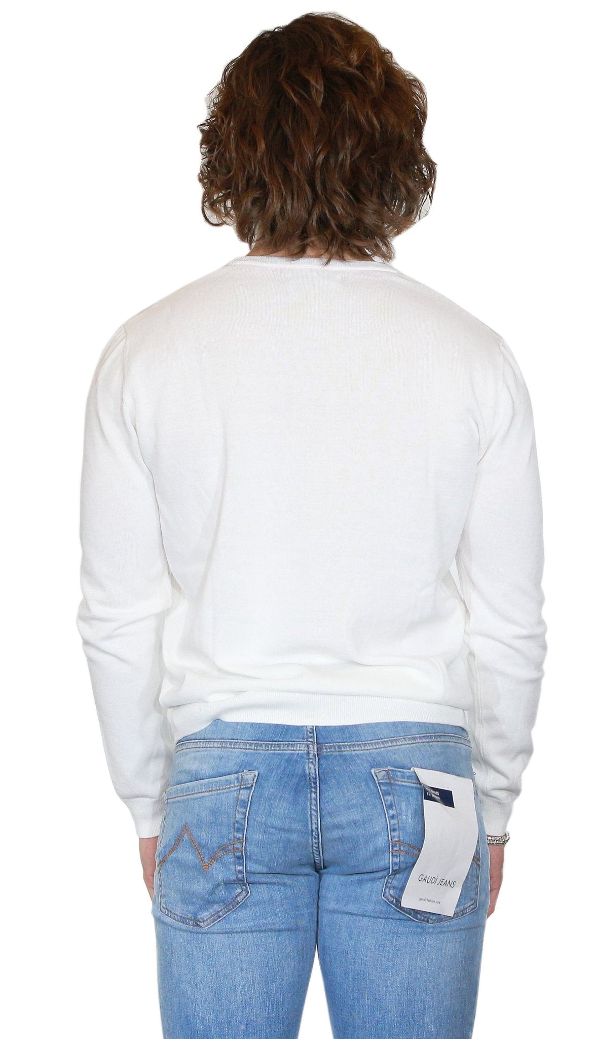 Gaudì Maglia girocollo in cotone a maniche lunghe Maglie e cardigan uomo - Boutique Luisa Trendy