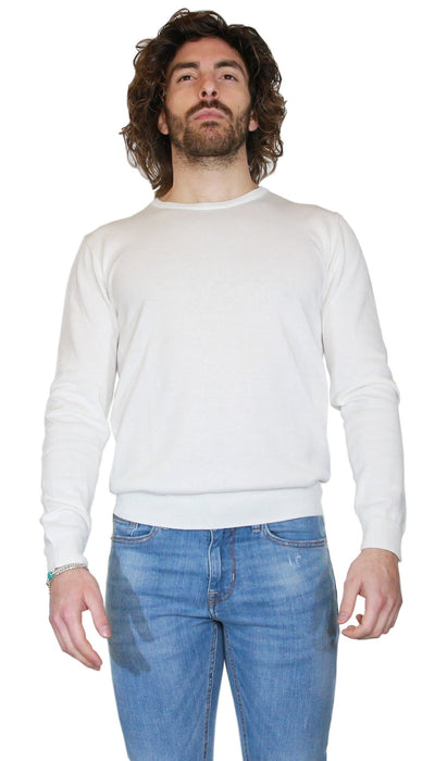 Gaudì Maglia girocollo in cotone a maniche lunghe Maglie e cardigan uomo - Boutique Luisa Trendy