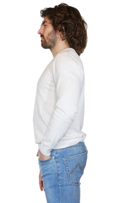 Gaudì Maglia girocollo in cotone a maniche lunghe Maglie e cardigan uomo - Boutique Luisa Trendy