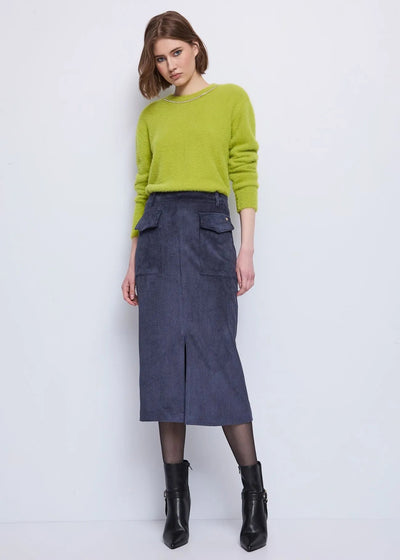 Gaudi Maglia verde da donna con strass Maglie e cardigan Donna - Boutique Luisa Trendy