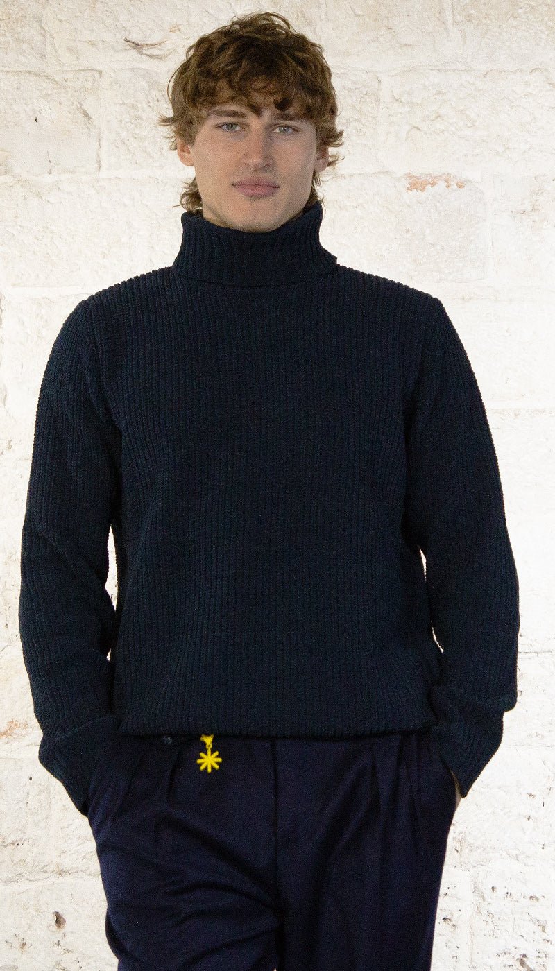 Gaudì Maglione a collo alto a costine Maglie e cardigan uomo - Boutique Luisa Trendy