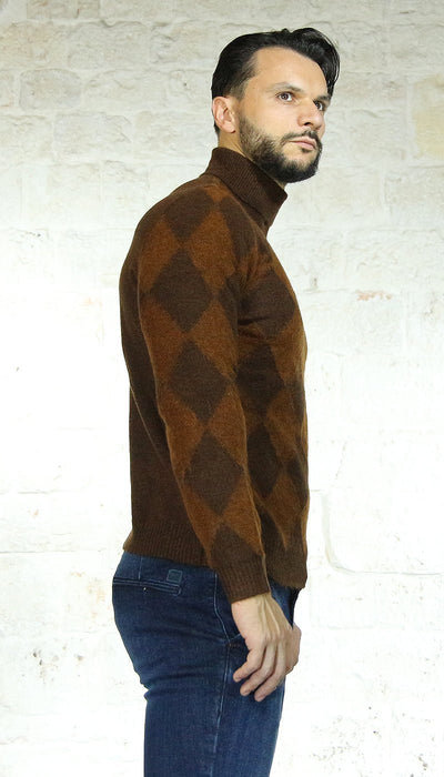 Gaudì Maglione Dolcevita in misto alpaca Maglie e cardigan uomo - Boutique Luisa Trendy