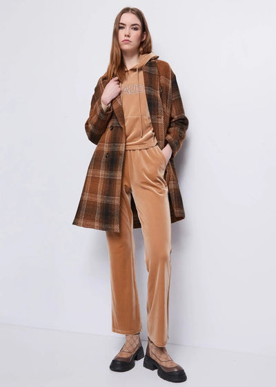Gaudi Pantaloni da donna in ciniglia con elastico in vita Pantalone Donna - Boutique Luisa Trendy