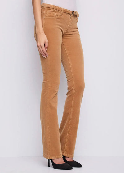 Gaudi Pantaloni da donna in velluto di cotone con cintura Pantalone Donna - Boutique Luisa Trendy