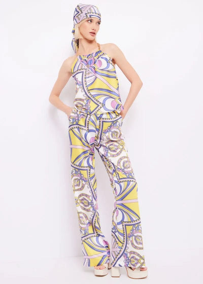 Gaudì Pantaloni in twill stampato Pantalone Donna - Boutique Luisa Trendy
