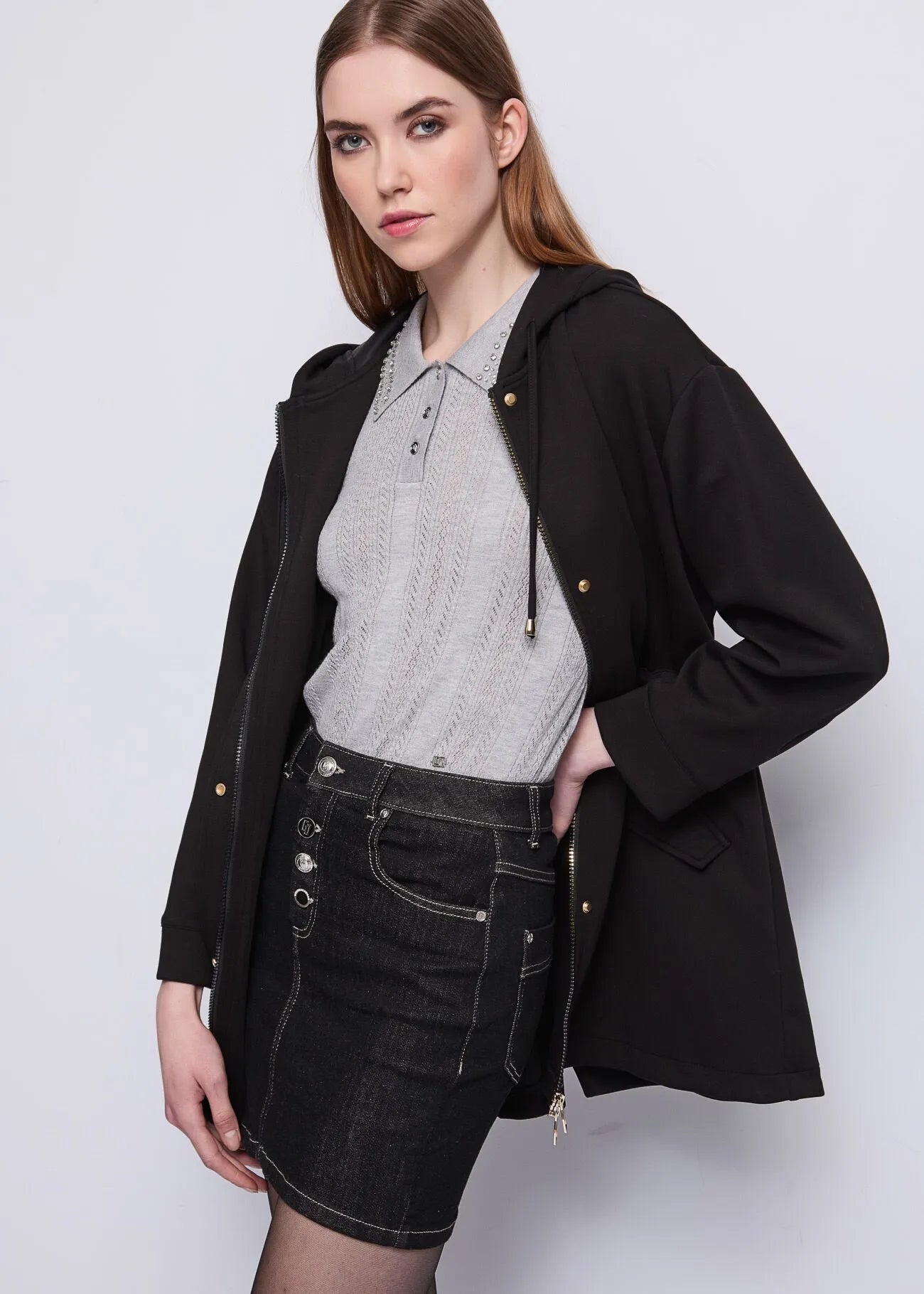 Gaudi Parka da donna in misto cotone con cappuccio Capispalla Donna - Boutique Luisa Trendy