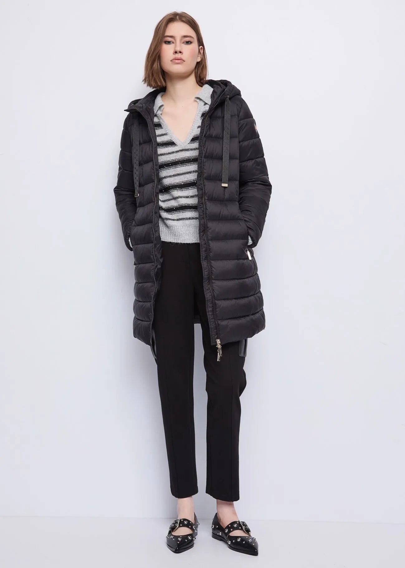 Gaudi Piumino da donna trapuntato con cappuccio Capispalla Donna - Boutique Luisa Trendy
