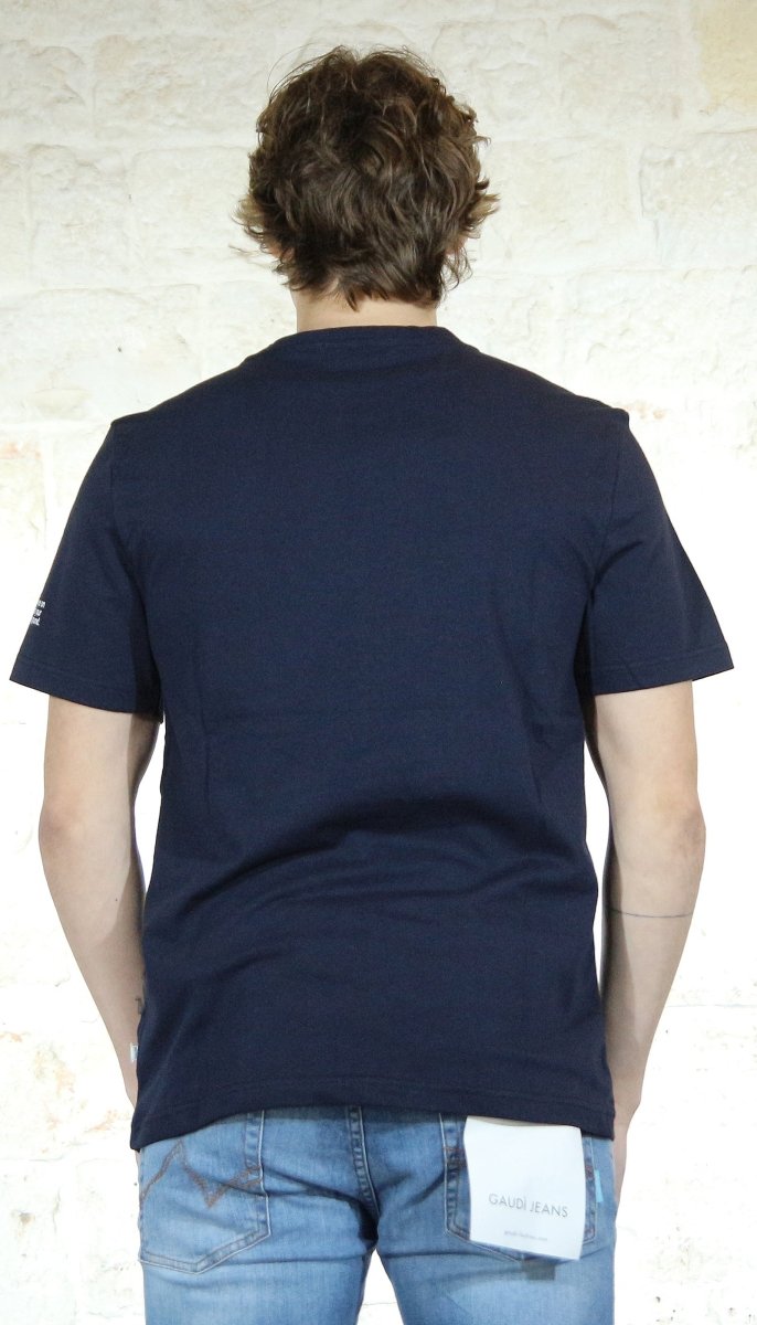 Gaudi T-shirt blu con stampa T-shirt e Polo - Boutique Luisa Trendy