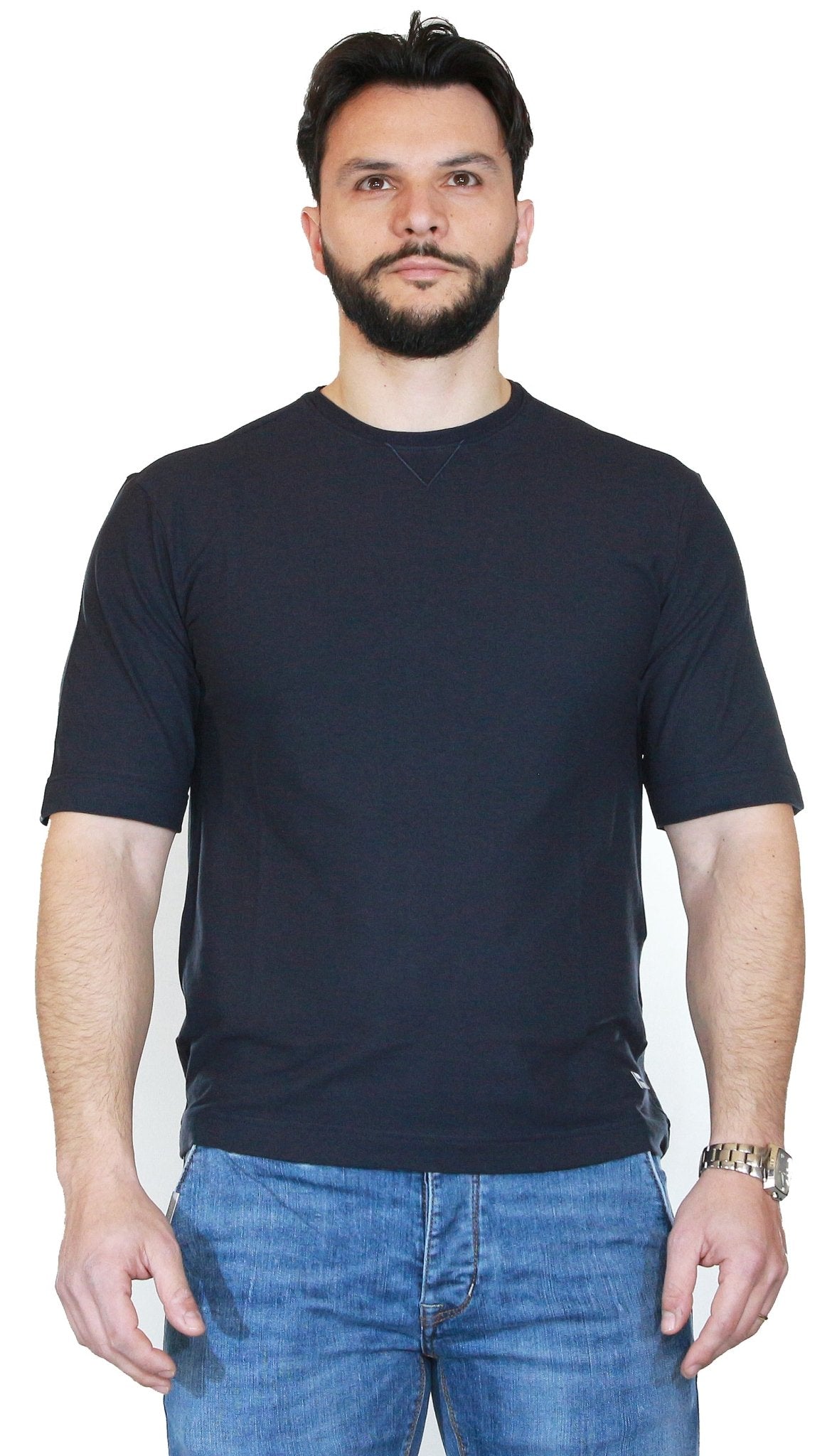 Gaudì T-shirt in cotone con logo al fondo e lettering sul retro. T-shirt e Polo - Boutique Luisa Trendy
