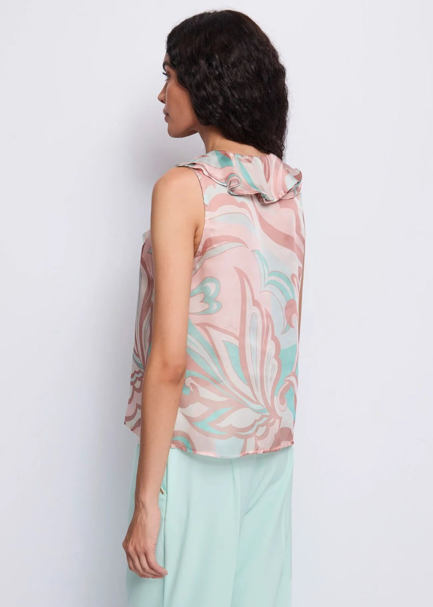 Gaudi Top in chiffon stampato T-Shirt e top - Boutique Luisa Trendy