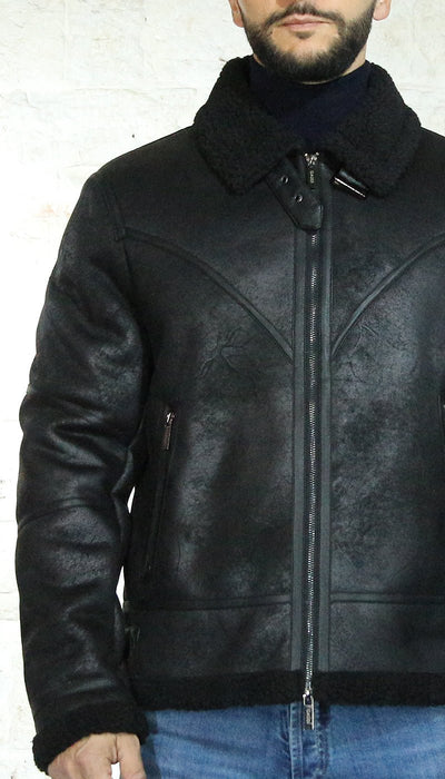Gaudì Uomo Giubbotto effetto montone Capispalla Uomo - Boutique Luisa Trendy