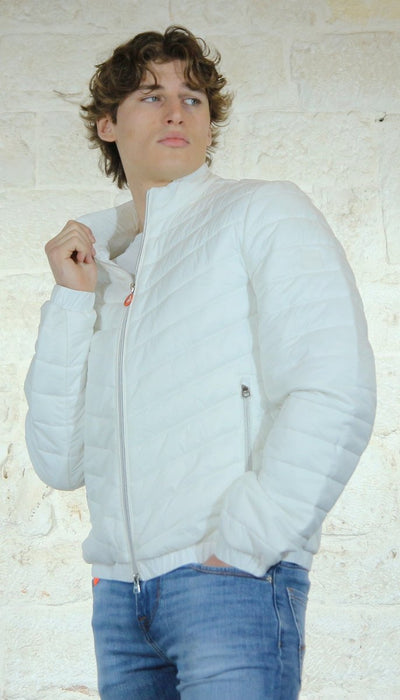 Gaudi Uomo Piumino uomo bianco in nylon Capispalla Uomo - Boutique Luisa Trendy