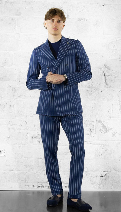 Havana & Co Abito blu doppiopetto in jersey Abiti e giacche - Boutique Luisa Trendy