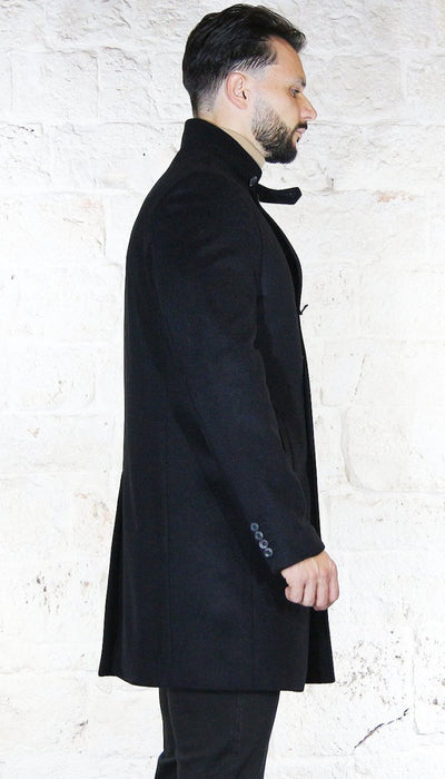 Havana & co Cappotto in lana collo coreano Capispalla Uomo - Boutique Luisa Trendy