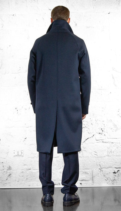 Havana & Co Cappotto lungo over blu Capispalla Uomo - Boutique Luisa Trendy