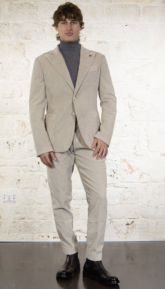 Havana & co Giacca beige in velluto Abiti e giacche - Boutique Luisa Trendy