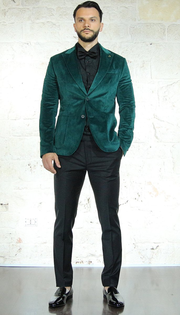 Havana & Co Giacca uomo in velluto Abiti e giacche - Boutique Luisa Trendy