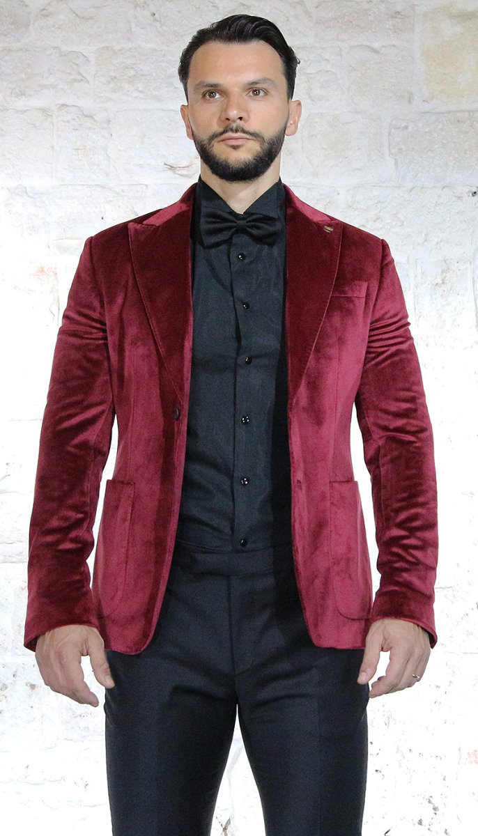 Havana & Co Giacca uomo in velluto Abiti e giacche - Boutique Luisa Trendy