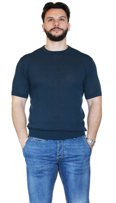 Havana & Co Maglia maniche corte in filo di cotone Maglie e cardigan uomo - Boutique Luisa Trendy