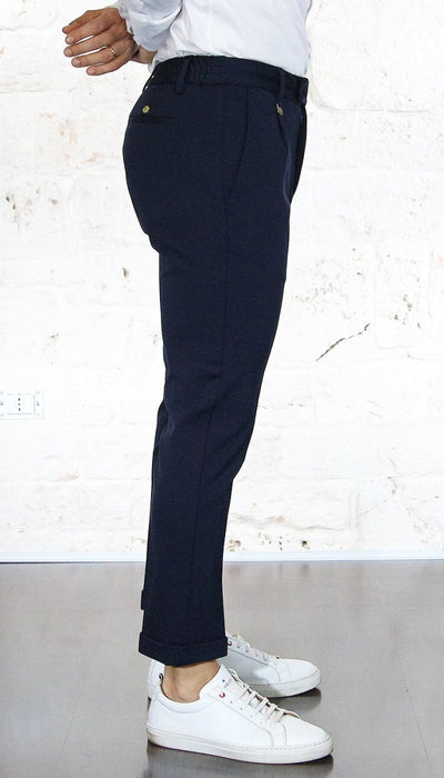 Havana & Co Pantalone corto con elastico in punto milano Pantaloni Uomo - Boutique Luisa Trendy