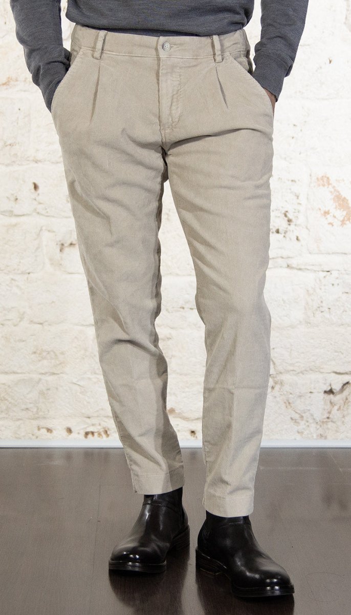 Havana & co Pantalone corto con elastico in velluto Pantaloni Uomo - Boutique Luisa Trendy
