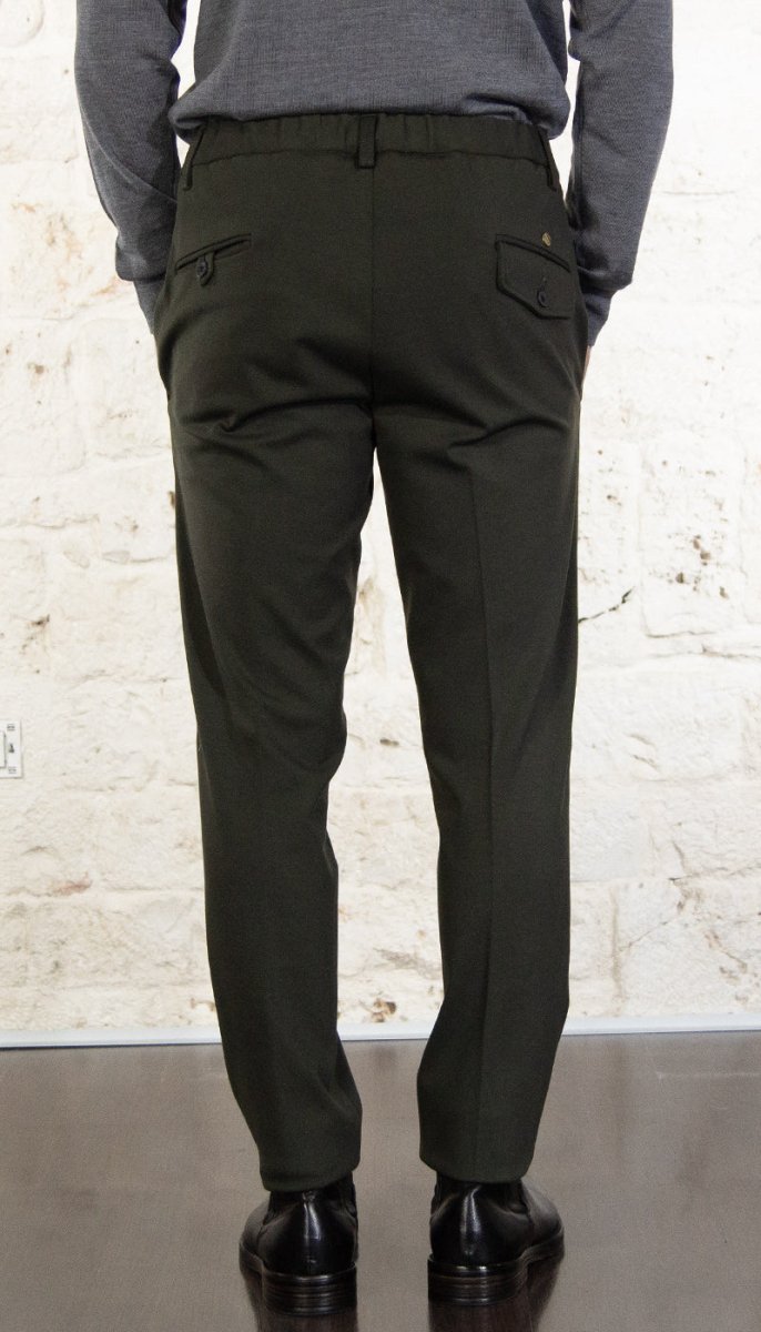 Havana & Co Pantalone in jersey verde Pantaloni Uomo - Boutique Luisa Trendy