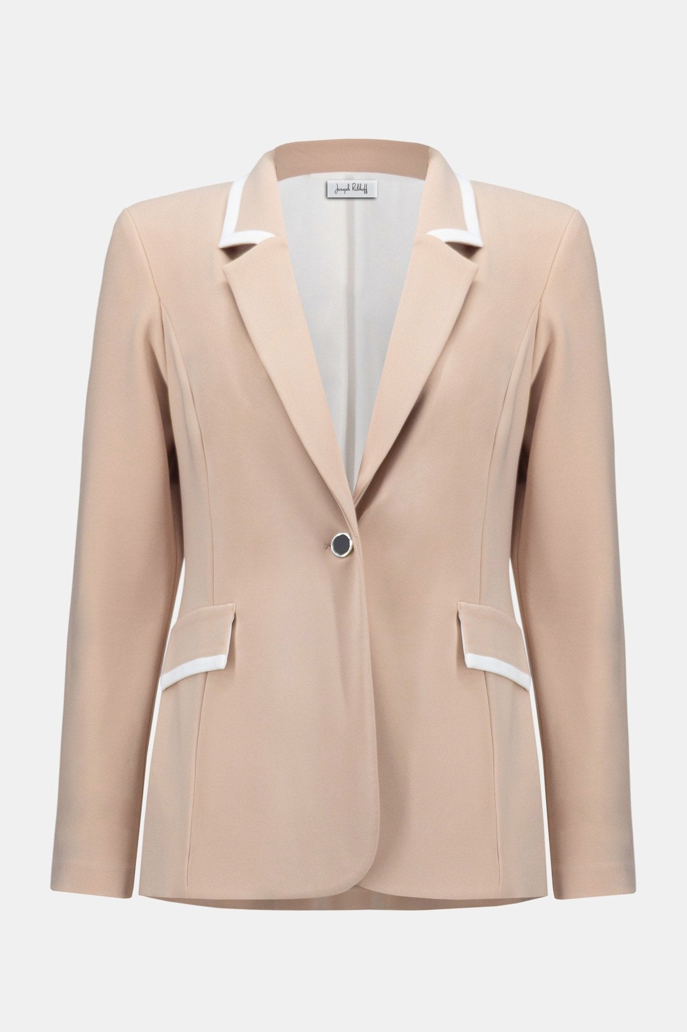 Joseph Ribkoff Blazer aderente in maglia effetto seta con bordi a contrasto Capispalla Donna - Boutique Luisa Trendy